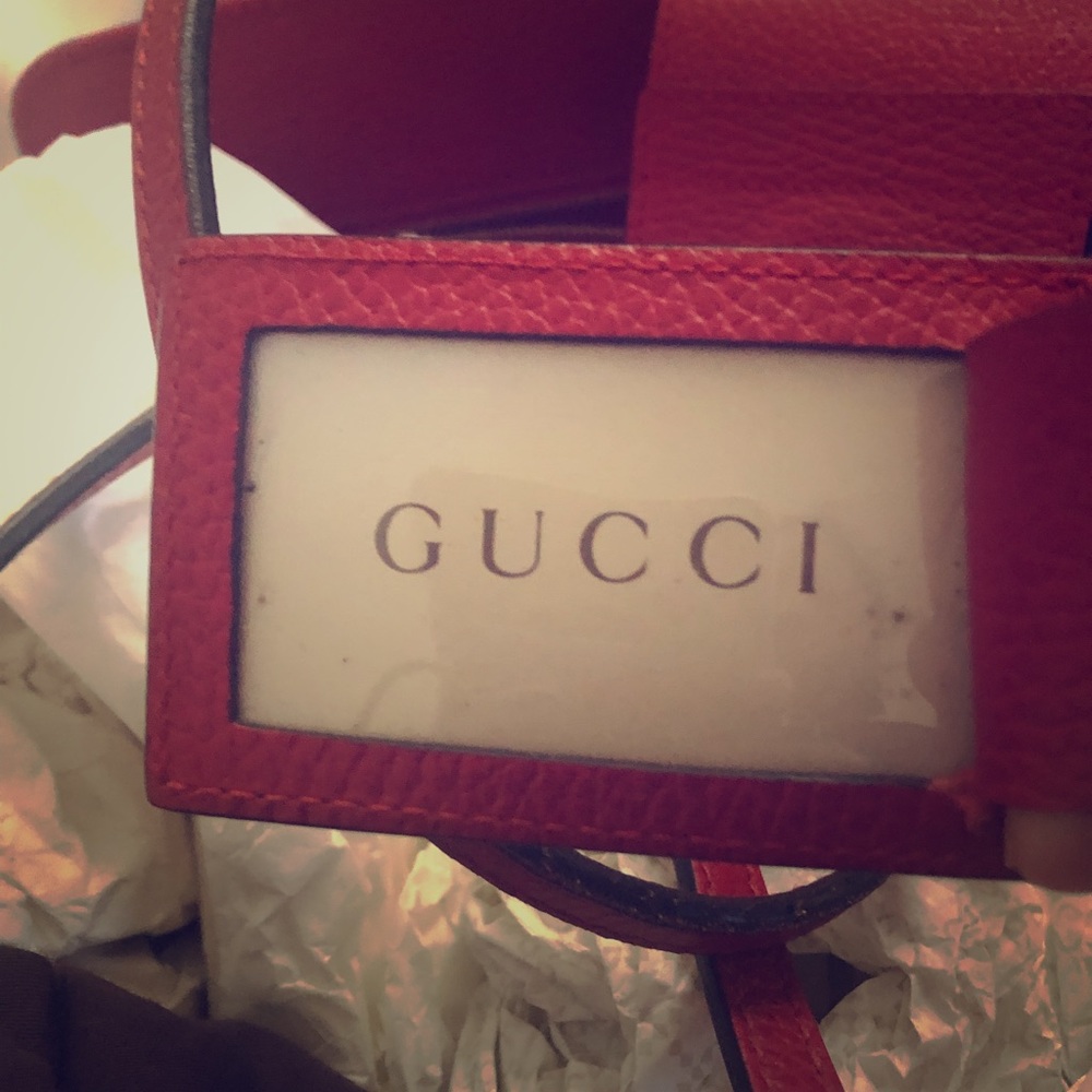Red Oversized 2017 Edition Gucci Bag.